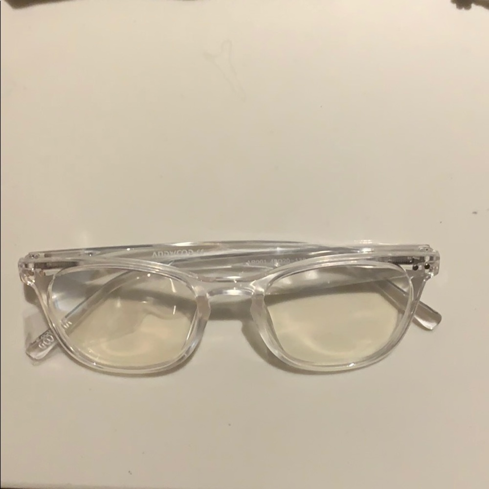 Clear glasses